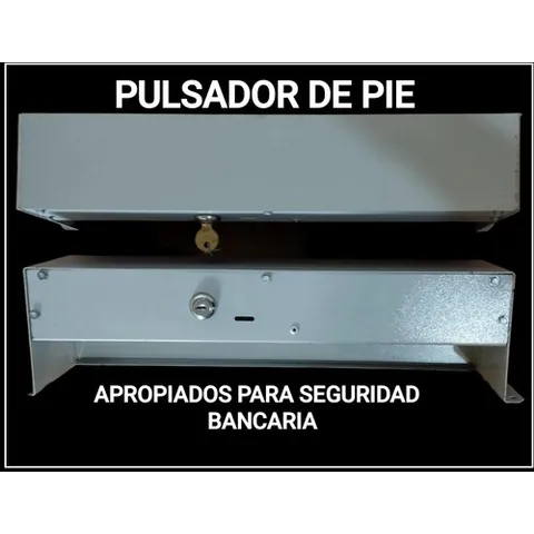 Pulsador De Pie Apropiado Para Seguridad Bancaria Gris