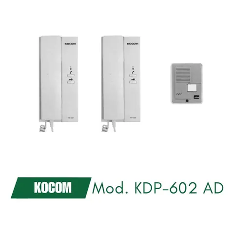 Intercomunicador Kocom Audio Kit (1 Portero + 2 Teléfonos)
