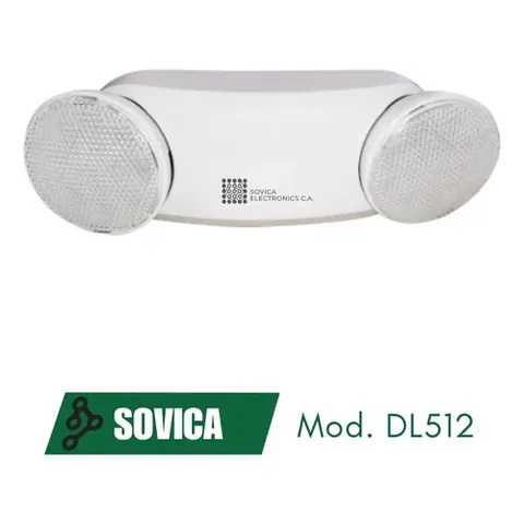 Lámpara De Emergencia Sovica Modelo Dl-512 Beige