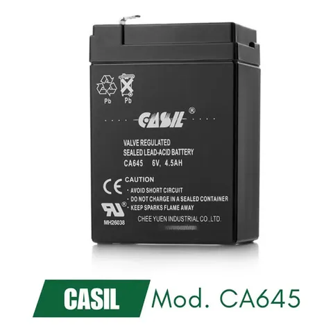 Bateria Pila 6v 4.5ah Recargable Lamparas Emergencia