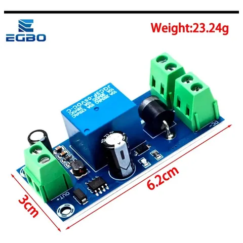Interruptor Automatico Falla Energia Bateria Espera Modulo Azul Marino