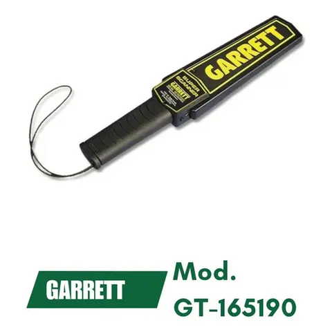 Detector De Metal Portátil Batería 9v Recargable + Cargador Negro