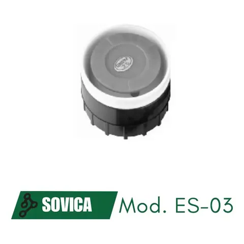 Sirena Electrónica De 12 Voltios, 300 Ma, Negro