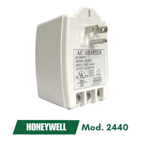 Transformador De 24 Voltios Ac-40va. 2440 Blanco