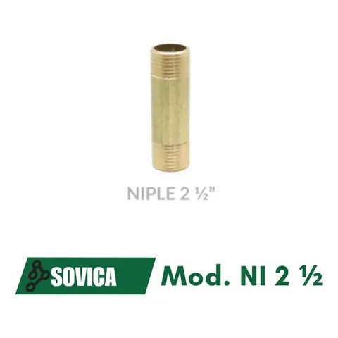 Niple De Bronce De 2 1/2