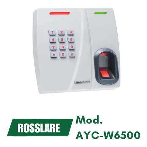Lectora Rosslare Ayc- W6500 Huella Tarjeta Huella Bl