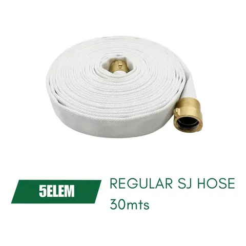 Manguera 30m Reforzada Con Acoples De Bronce 1 1/2 150 Psi