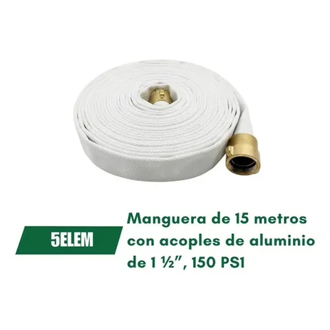 5 Elem Duramaster Manguera 15m 1 1/2 150 Psi