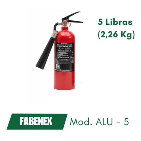 Extintor De Co2 Tipo Alu - 5 Cilindro De Hierro