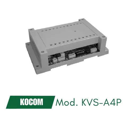 Módulo Expansor De Video Para 4 Apartamentos K V S- A 4 P Gris