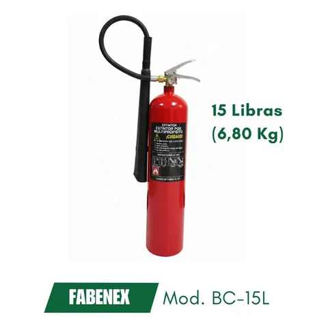 Extintor De Co2 Tipo Bc-15 L . Cilindro De Hierro.