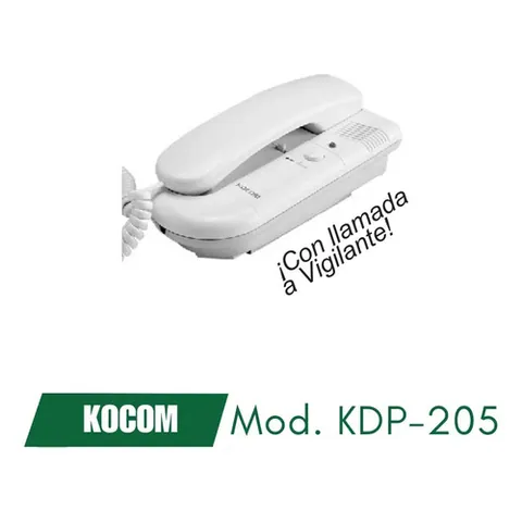 Intercomunicador Digital Kocom Kdp-205 Blanco