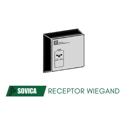 Receptor Inalámbrico Con Salida Wiegand De 26 Bits Azul Claro