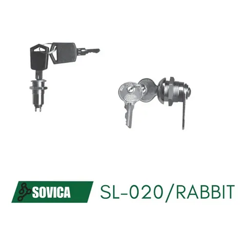 Cerradura Para Gabinetes Y Centrales. Rabbit Plateado