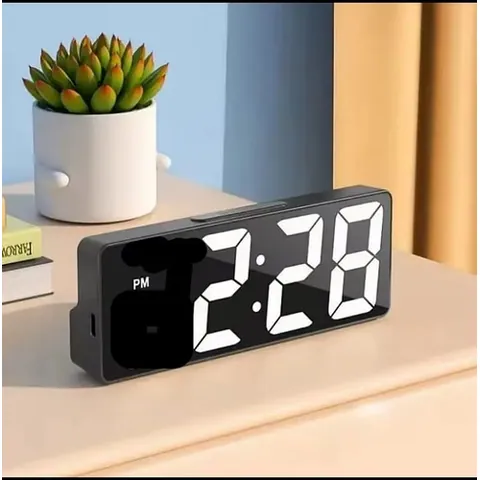 Reloj Despertador Digital Con Indicador Temperatura* Negro