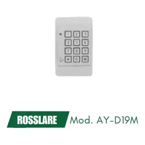 Lectora Con Teclado, Verificación Dual Para Uso Interno Crema