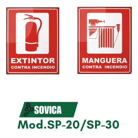 Señalización Plástica Modelo:  Manguera Contra Incendio .