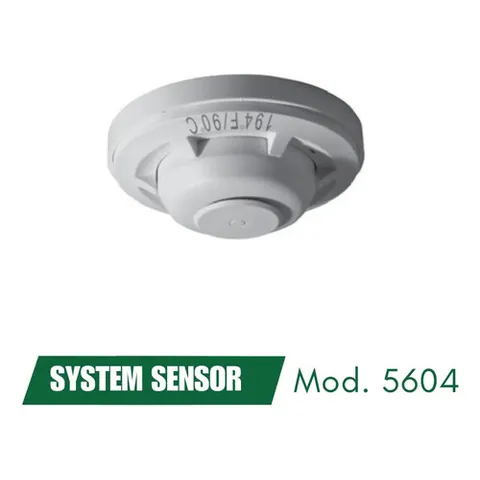 Detector Térmico 5604 System Sensor Blanco
