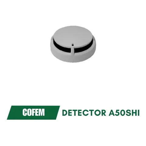 Detector De Humo Y Temperatura Con Aislador A50 S H I  Cofem Blanco