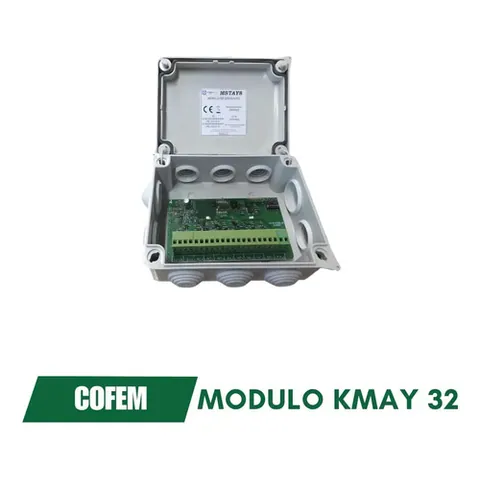 Módulo Para Conectar 32 Detectores / 10 Pulsadores Kmay32 Negro