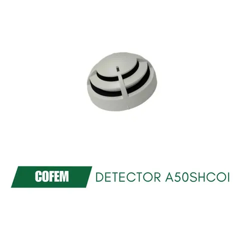 Detector Humo, Temperatura Y Co2 Aislador A50shcoi | Cofem Blanco