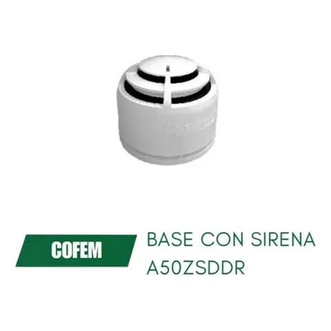 Base Con Alarma Direccionable A50zsldr | Cofem Blanco