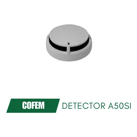 Sensor Óptico De Humo Con Aislador De Lazo, Bajo Perfil Blanco