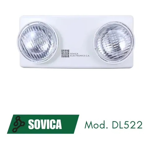 Lámpara De Emergencia Se Sovica Modelo Dl-522 Beige