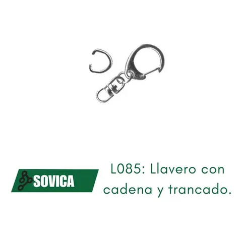 Llavero Con Cadena Y Trancador L085