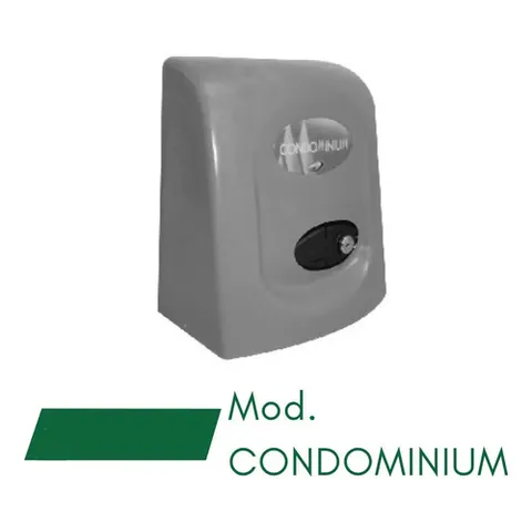 Motor Condominium Para Puertas Deslizantes Tipo Cremallera Gris 0