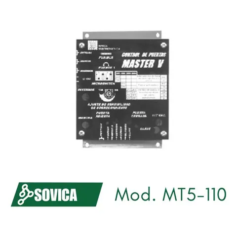 Tarjeta Motor Porton Electrico Sovica Mt5-110 Negro 0
