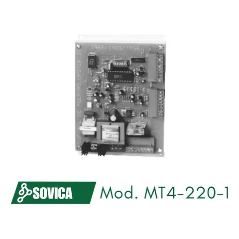 Sovica Mt4-220-1 Motor Para Portones 110v 1hp Con Base Metal Negro 0