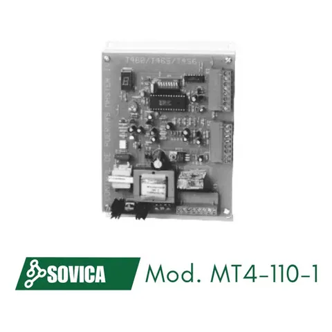 Tarjeta Master 4 Para Motores De Puertas,110 Vac 1 Hp Negro 0