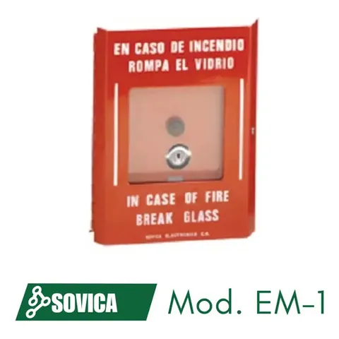 Estación Manual De Doble Acción Con Llave Grande Metáli Em-1 Rojo