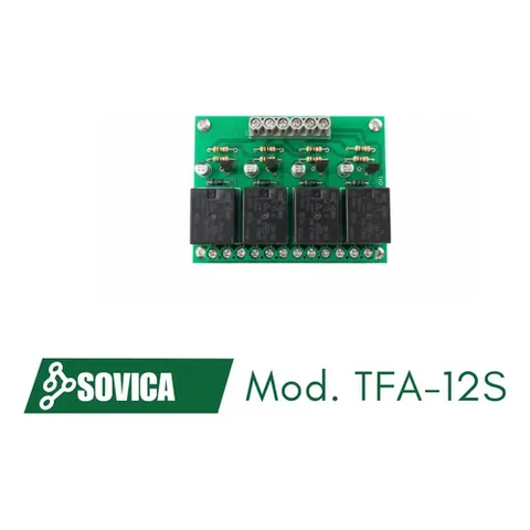 Tarjeta Con 4 Relay Independiente Para Funciones Auxi Sovica