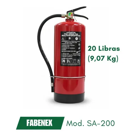 Extintor Fabenex Sa-200 Tradicional Polvo Abc