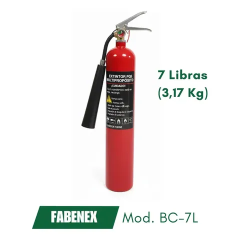 Extintor Fabenex Bc-7 L Tradicional Polvo Abc