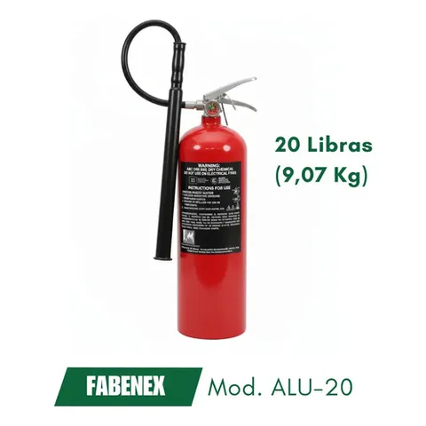 Extintor De Co2 Tipo Alu-20  Cilindro De Hierro